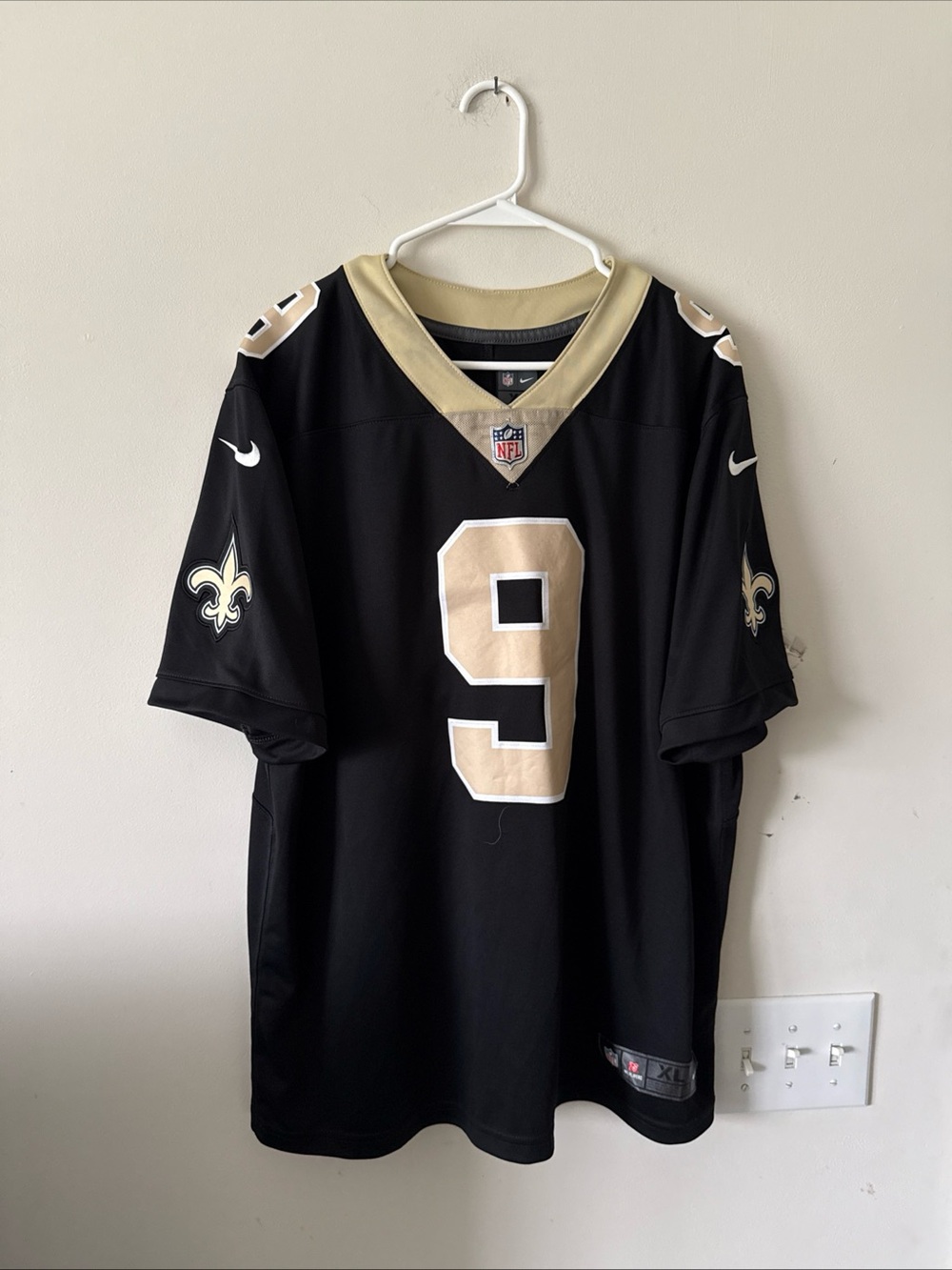 Men’s Nike Drew Brees #9 New Orleans Saints Vapor Limited NFL Jersey Sz XL RARE